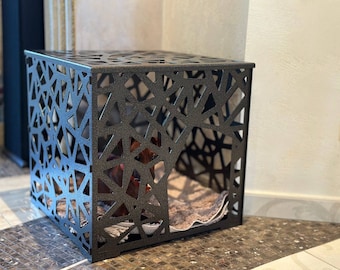 Custom Metal Dog Play Pen, ANY Size, Pattern and Color available! Dog Kennel, Modern Dog Pen, Metal Puppy Playpen