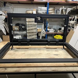 Custom Glass Door Floor Hatch - Handcrafted Access Panel - Custom-Made for Your Home or Office
