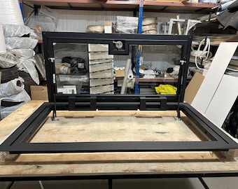 Custom Glass Door Floor Hatch - Handcrafted Access Panel - Custom-Made for Your Home or Office