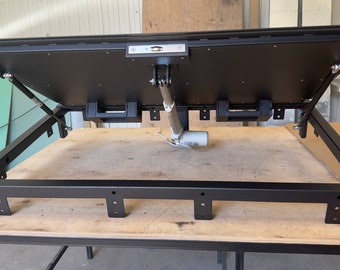 Tailored Floor Hatch with Electric lifting system - Made-by-Measure Steel Floor Access Door with Remote controlled opener