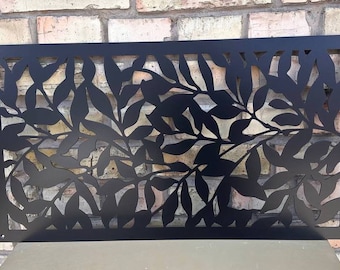 Custom Metal Flat HVAC Registers - Personalized Metal Framed Air Passage Grilles - Made-to-Order Metal Framed HVAC Diffusers