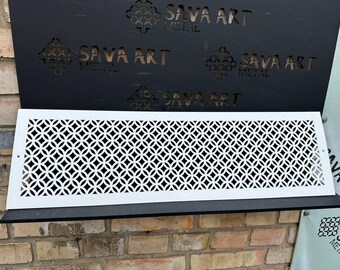 Handcrafted Custom Wall / Ceiling Vent Grilles with Rear Flange - Unique Designs for Your Home