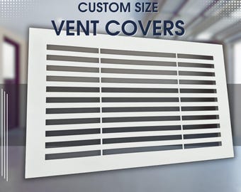 Fully Custom Air Vent Grilles with Back Frame 1mm thick Steel - Design Your Ideal Vent Cover