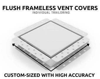 Custom vent covers and floor grilles