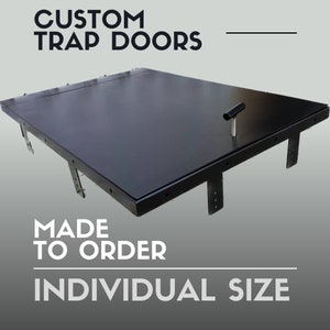 Handcrafted Steel Floor Hatch - Made-to-Order Steel Floor Access Door - Custom Fit for Any Application