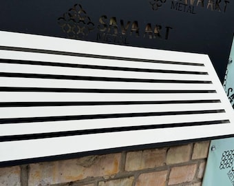 Fully Personalized Metal Framed Air Ventilation Screens - Bespoke Metal Air Grilles with Rear Inset - Made-to-Order Metal Air Vent Covers