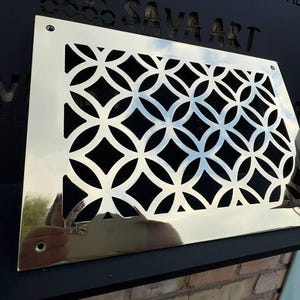 Fully customized PURE BRASS Air Grilles, Custom Vent Covers, Air Registersl, Air diffusers, Ventilation Grilles