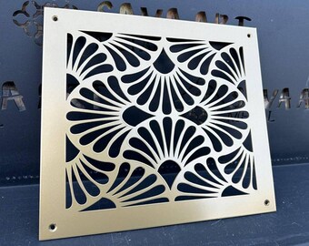 Custom Size and Design Metal Flat Vent Covers 20 gauge Steel - Create Your Perfect Look