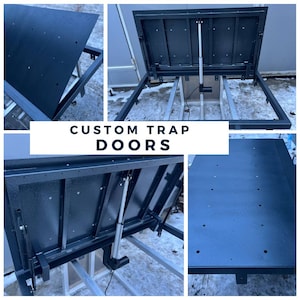 Made-to-Measure Steel Floor Access Door with Electric Lifter - Crafted to Fit Your Needs