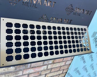Custom Metal Flat Ventilation Covers 20 gauge Steel - Create Your Perfect Look