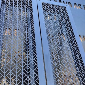 Unique Metal Framed HVAC Grilles - Rear Mounting  - Artisan Metal Framed Air Vent Panels - - Tailored Metal Framed HVAC Grates