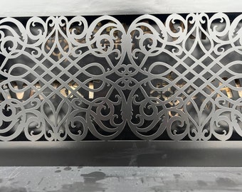 UNLIMITED CUSTOMISATION - Artisan Metal Air Passage Panels - Custom Metal HVAC Diffusers - Personalized 18-gauge Steel Grilles