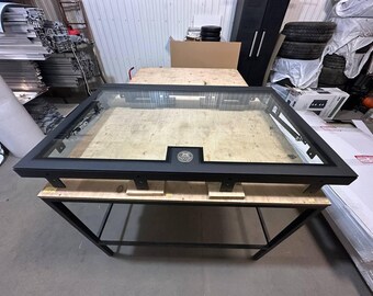 Custom Built Glass Door Floor Hatches | Made-to-Order Access Doors | Any Size Trap Doors | Service hatches | Custom Floor Doors