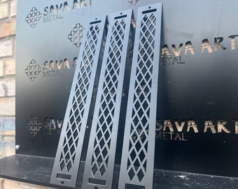 Personalized Flat Metal HVAC Registers - Custom Metal Air Diffusers - Customized Flat Air Vent Screens