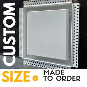 Frameless Drywall return grilles, Bathroom / Ceiling / Walls Air grilles, custom wall vent covers