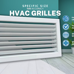 Custom Size HVAC Grilles, HVAC/R Systems, Air Registers, Vent Covers, HVAC Air Grates