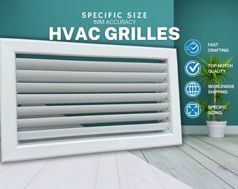 Custom Size HVAC Grilles, HVAC/R Systems, Air Registers, Vent Covers, HVAC Air Grates