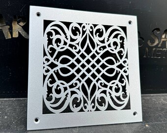 UNLIMITED CUSTOMISATION - Tailored 18-gauge Steel Air Flow Panels - Personalized Flat Metal HVAC Registers