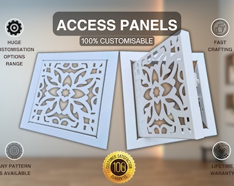 ANY SIZE and shape Metal Access Panels  with Hinges and Latches | Made from Steel, Stainless steel, Copper, Brass