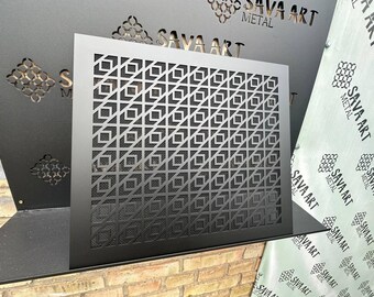 Tailored Air Vent Covers with Back Frame and Mesh - Handcrafted Air Vent Covers - Personalized Design and Size
