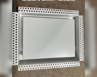 Frameless Drywall return grilles, Bathroom / Ceiling / Walls Air grilles, custom wall vent covers