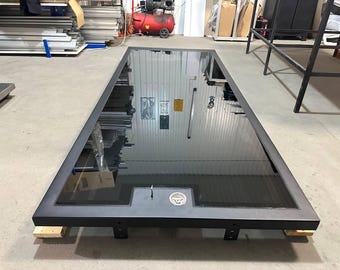 Made-to-order bespoke Glass Floor Door with Key lock system - Unique Glass Cellar Access Panel Unit - Custom Glass Floor Hatch