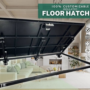Customized Steel Floor Hatch - Unique Steel Floor Access Door  - Bespoke Design Tailored to Your Space