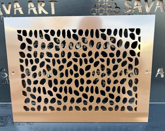 Tailored Metal Framed Air Diffusers - Unique Metal Framed HVAC Grilles - Personalized Metal Framed Air Passage Grates