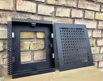 100% Customisable Floor Return Air Grille | Filter box + 3 mm thick front screen