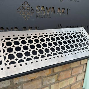 ANY SIZE and DESIGN Aged Brass Vent Covers \ Grilles \ Screens \ Grates | 100% Design and Size Customisation