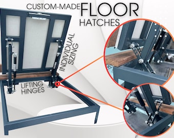 ANY SIZE & SHAPE Custom Floor access doors | Enforced Hinges Lifting System| Access panels | Service hatches | Custom Trapdoors