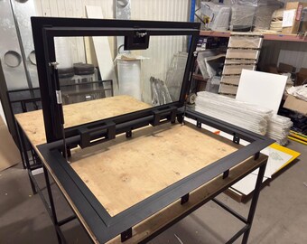 Custom Glass Door Floor Hatch - Handcrafted Access Panel - Custom-Made for Your Home or Office
