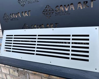 Made-to-Order Metal Flat Vent Covers - Personalize Every Detail - ANY Design, Size and Color Available