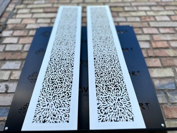Made-to-Order Flat Ventilation Grilles 1mm/18 gauge Steel - UNLIMITED CUSTOMISATION: Size, Color, and Design