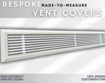 Bespoke Decorative Air Vents for Stretch Ceiling Installations | Ventilation Grilles for Stretch Ceilings | Any Size, Any Color available