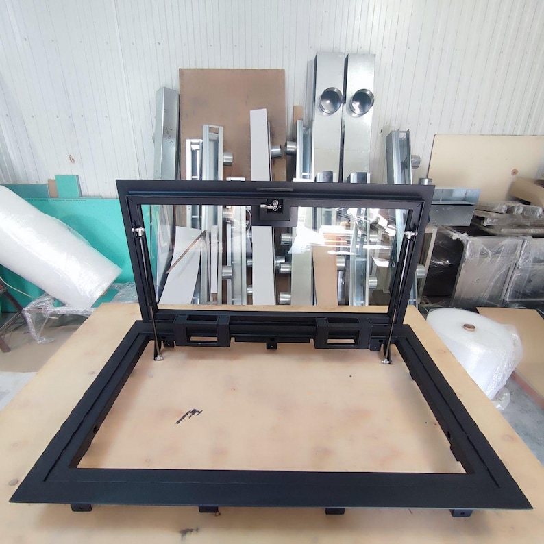 ANY SIZE & SHAPE Custom-made Floor Hatches With Glass Doors | Access ...