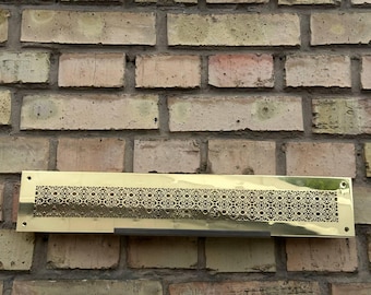 Fully customized PURE BRASS Air Grilles, Custom Vent Covers, Air Registersl, Air diffusers, Ventilation Grilles