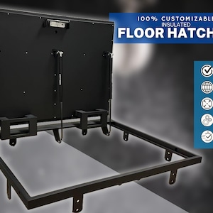 Tailored Steel Floor Access Door - Custom-Made to Enhance Your Space - Tailored Steel Floor Hatch - ANY SIZE & COLOR Available