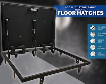 Tailored Steel Floor Access Door - Custom-Made to Enhance Your Space - Tailored Steel Floor Hatch - ANY SIZE & COLOR Available