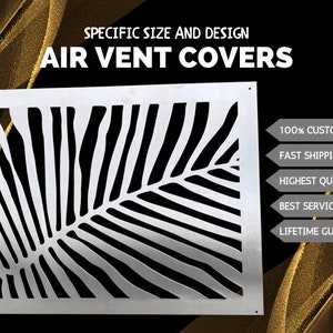 Custom-made Stainless Steel Ventilation Grilles, Bespoke Vent Covers, HVAC Air Grates