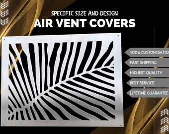 Custom-made Stainless Steel Ventilation Grilles, Bespoke Vent Covers, HVAC Air Grates