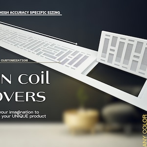 Rejillas de aire para fan coils, registros de aire, cubiertas de ventilación y rejillas de aire para sistemas HVAC hechos a medida