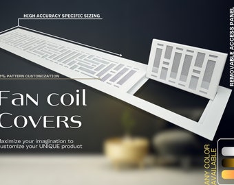 Custom-made Fan Coil Air Grilles, Air Registers, Vent Covers, HVAC Air Grates