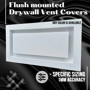 Custom-made Framed Drywall Air Vent Covers, Custom-made air grilles, Hidden mounting vent covers