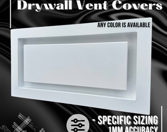 Custom-made Framed Drywall Air Vent Covers, Custom-made air grilles, Hidden mounting vent covers