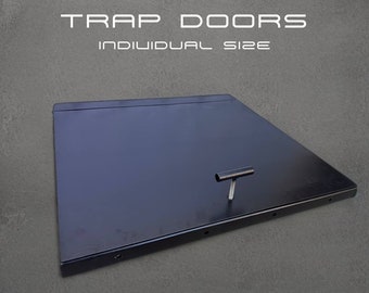 Custom Built Artisan Steel Floor Access Door - Unique Handmade Panel for Your Space - 1mm sizing accuracy