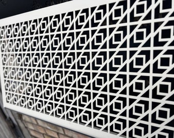 Handcrafted Flat Metal Air Vent Panels - Custom Metal Air Diffusers - Tailored Metal Air Flow Panels