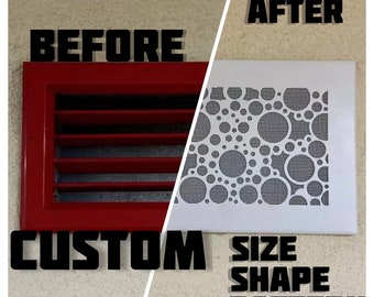 Custom Design & Size Magnetic Mounting Ventilation Grilles, Air Vent Covers, Air Grates, HVAC Air Grates