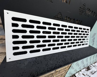 Custom Metal Air Vent Grates - Made-to-Order Metal Air Flow Screens - Personalized Flat Metal HVAC Registers