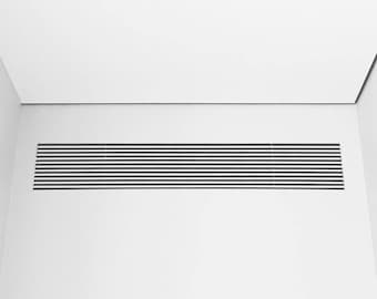 Flush Mounted Specific Sized Filtered Vent Covers with Magnetic Mounting + Detachable Central Part